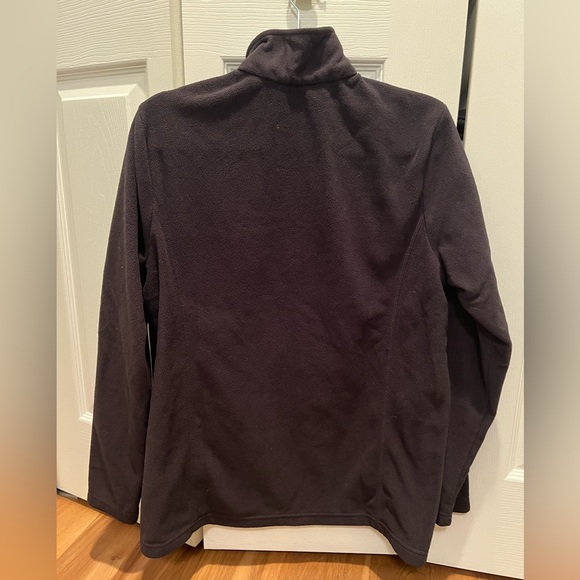 Lands End Women’s Half Zip Fleece Pullover, Black, Size Large - Picture 3 of 5